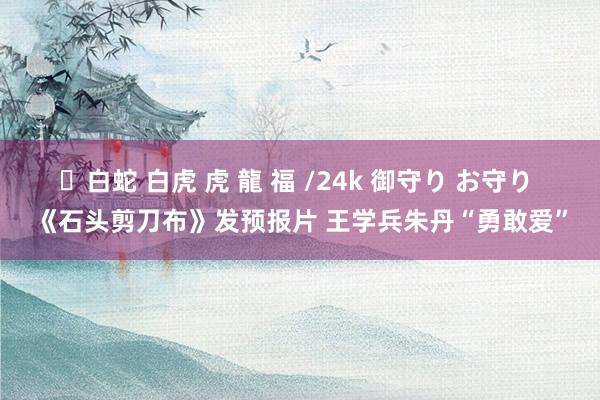 ✨白蛇 白虎 虎 龍 福 /24k 御守り お守り 《石头剪刀布》发预报片 王学兵朱丹“勇敢爱”